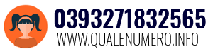 Numero di telefono 0393271832565 0393271832565