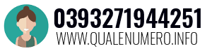 Numero di telefono 0393271944251 0393271944251