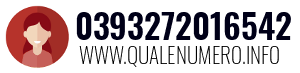 Numero di telefono 0393272016542 0393272016542