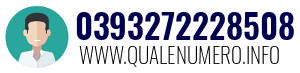 Numero di telefono 0393272228508 0393272228508