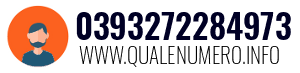 Numero di telefono 0393272284973 0393272284973