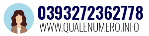 Numero di telefono 0393272362778 0393272362778