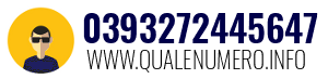 Numero di telefono 0393272445647 0393272445647