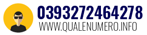 Numero di telefono 0393272464278 0393272464278