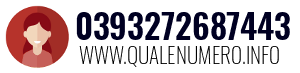 Numero di telefono 0393272687443 0393272687443