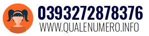 Numero di telefono 0393272878376 0393272878376