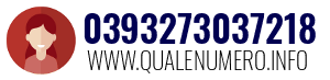 Numero di telefono 0393273037218 0393273037218