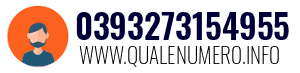 Numero di telefono 0393273154955 0393273154955