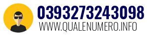 Numero di telefono 0393273243098 0393273243098