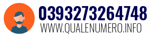 Numero di telefono 0393273264748 0393273264748