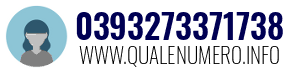 Numero di telefono 0393273371738 0393273371738