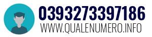 Numero di telefono 0393273397186 0393273397186