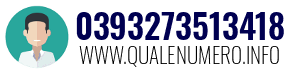 Numero di telefono 0393273513418 0393273513418