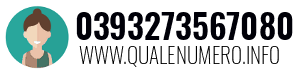 Numero di telefono 0393273567080 0393273567080