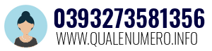 Numero di telefono 0393273581356 0393273581356