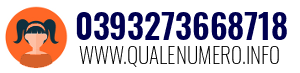 Numero di telefono 0393273668718 0393273668718
