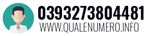 Numero di telefono 0393273804481 0393273804481