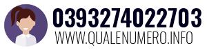 Numero di telefono 0393274022703 0393274022703