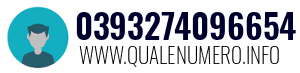 Numero di telefono 0393274096654 0393274096654