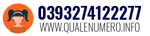 Numero di telefono 0393274122277 0393274122277