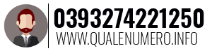 Numero di telefono 0393274221250 0393274221250