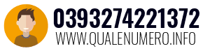 Numero di telefono 0393274221372 0393274221372