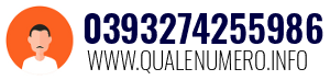 Numero di telefono 0393274255986 0393274255986
