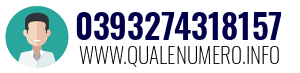 Numero di telefono 0393274318157 0393274318157