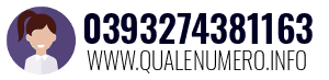 Numero di telefono 0393274381163 0393274381163