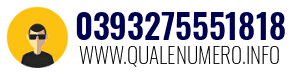 Numero di telefono 0393275551818 0393275551818