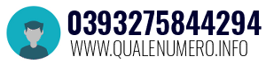 Numero di telefono 0393275844294 0393275844294