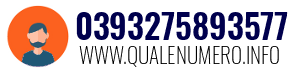 Numero di telefono 0393275893577 0393275893577