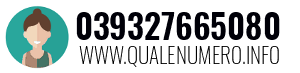 Numero di telefono 039327665080 039327665080