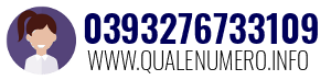 Numero di telefono 0393276733109 0393276733109