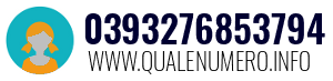 Numero di telefono 0393276853794 0393276853794