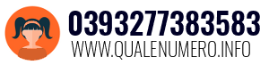 Numero di telefono 0393277383583 0393277383583
