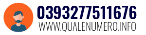 Numero di telefono 0393277511676 0393277511676