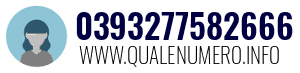 Numero di telefono 0393277582666 0393277582666