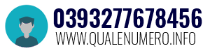 Numero di telefono 0393277678456 0393277678456