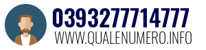 Numero di telefono 0393277714777 0393277714777