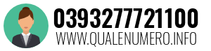 Numero di telefono 0393277721100 0393277721100