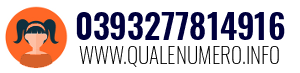 Numero di telefono 0393277814916 0393277814916