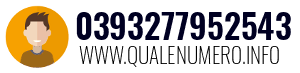 Numero di telefono 0393277952543 0393277952543