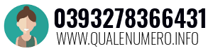 Numero di telefono 0393278366431 0393278366431