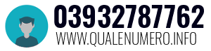Numero di telefono 03932787762 03932787762