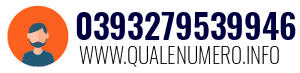 Numero di telefono 0393279539946 0393279539946