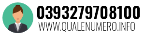 Numero di telefono 0393279708100 0393279708100
