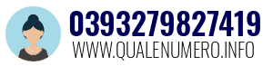 Numero di telefono 0393279827419 0393279827419