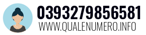 Numero di telefono 0393279856581 0393279856581