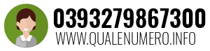 Numero di telefono 0393279867300 0393279867300
